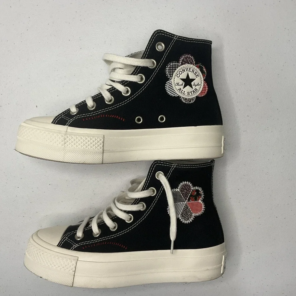 Converse Chuck Taylor‎ All Star Lift Hi Platform Shoes Black A05194C Women Sz 6